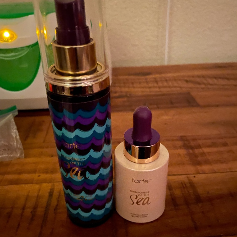 Tarte Rainforest of the Sea Set: Radiance Drops and 4-in-1 Setting Spray